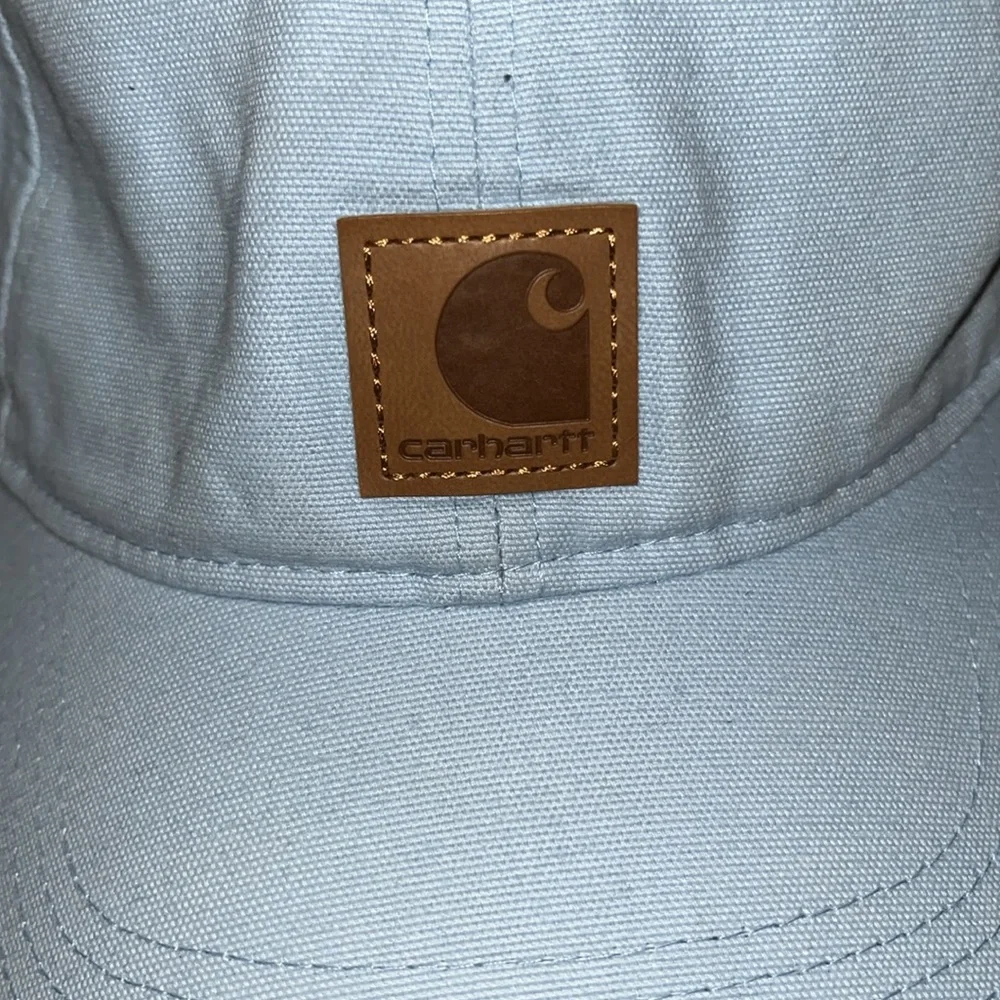 Carhartt Light Blue Logo Adjustable Baseball Cap One Size